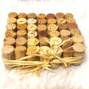 Handmade-Wine Cork Trivet 🌼🌼🌼🌼